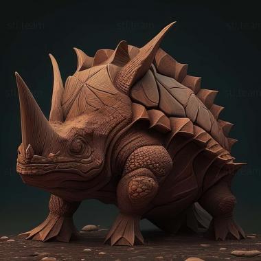 3D model Ischioceratops (STL)